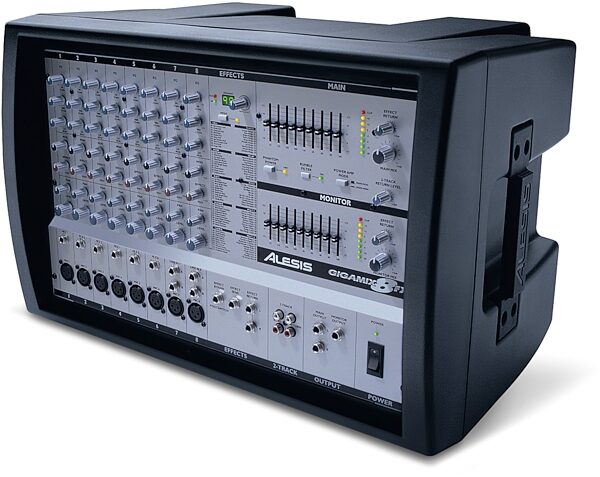 open zoom image for Alesis GM8FX GigaMix Powered 8-Channel Mixer (800 Watts), Main