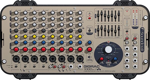 open zoom image for Soundcraft GigRac 1000ST Powered Mixer (2x500 Watts), Main