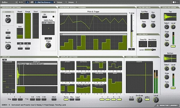 open zoom image for Native Instruments Reaktor Session (Macintosh and Windows), Gobox
