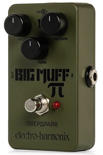 open zoom image for Electro-Harmonix Green Russian Big Muff Pi Pedal, New, Main