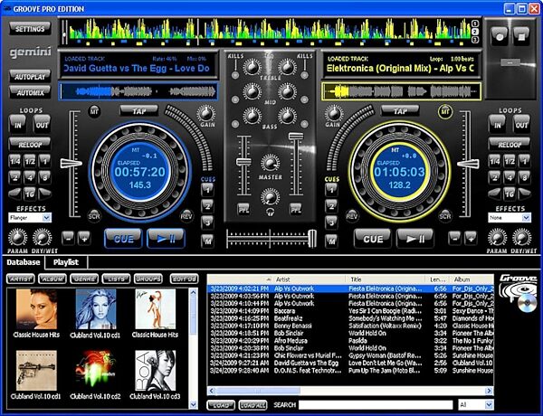 open zoom image for Gemini Groove PC Mixing Software (Pro Edition, Windows), Main