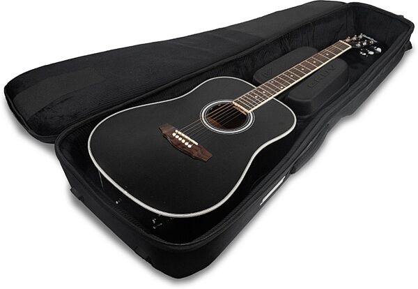 open zoom image for Gruv Gear Kapsulite Plus Acoustic Guitar Gig Bag, New, Action Position Back