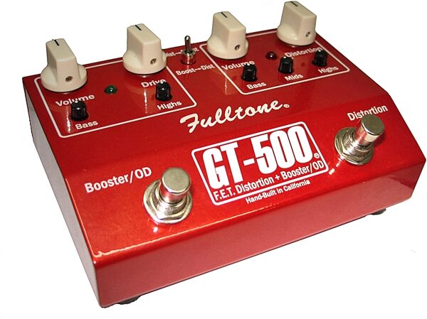 open zoom image for Fulltone GT500 Distortion and Booster Pedal, Main
