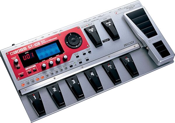 open zoom image for Boss GT-10B Bass Multi-Effects Pedal, Angle