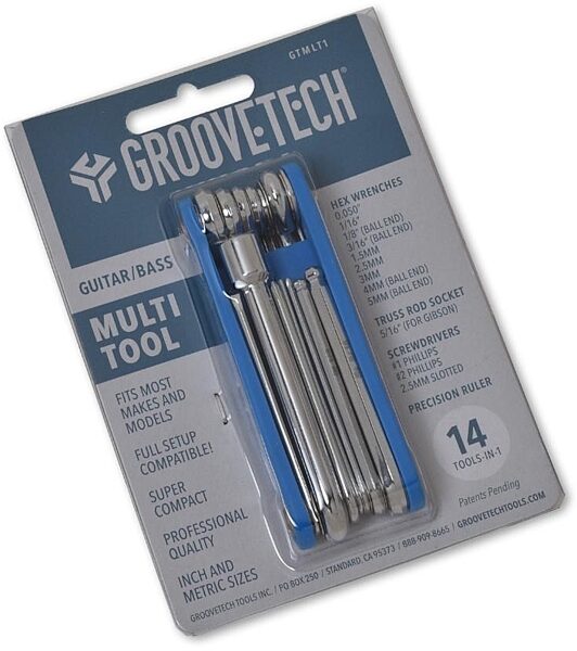 open zoom image for GrooveTech GTMLT1 Guitar/Bass Multi-Tool, GTMLT1 Package
