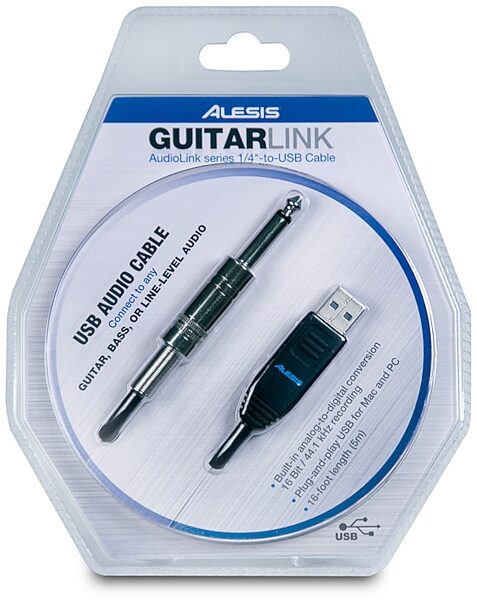 open zoom image for Alesis GuitarLink USB Audio Interface, Package