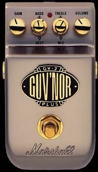 open zoom image for Marshall GV2 Guv'nor Plus Distortion Pedal, Top