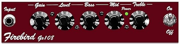 open zoom image for Behringer GX108 Firebird Guitar Amplifier, Panel