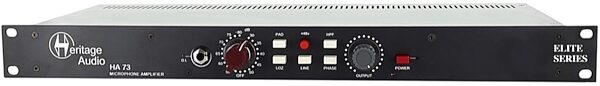 open zoom image for Heritage Audio HA-73 Elite Series Microphone Preamplifier, New, Main