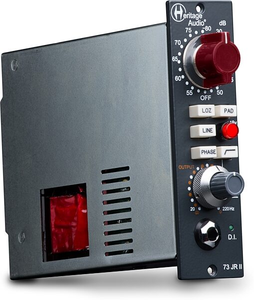 open zoom image for Heritage Audio 73Jr II 500 Series Class A Microphone Preamplifier, New, Action Position Side