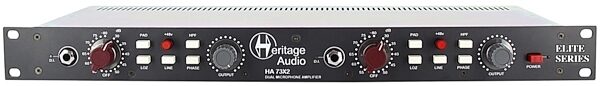 open zoom image for Heritage Audio HA-73X2 Elite Series Dual Microphone Preamplifier, New, Main