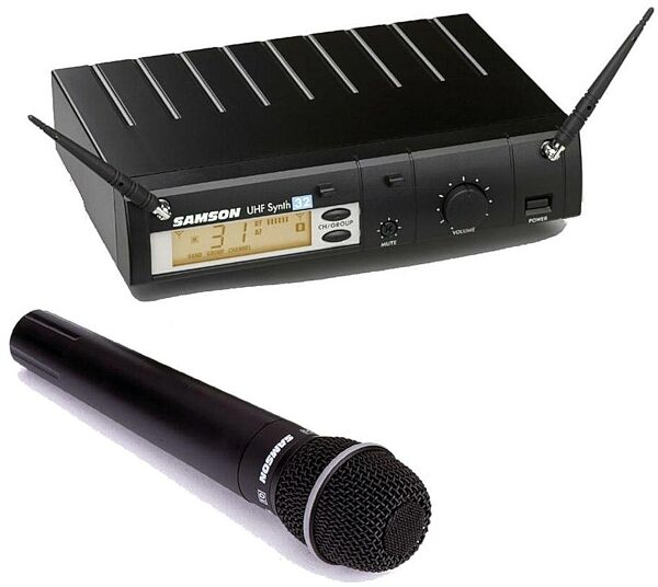 open zoom image for Samson UHF Synth 32 Handheld Wireless with Samson QMic, Main