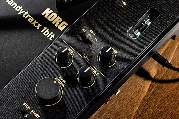 open zoom image for Korg handytraxx 1bit Portable Record Player, New, Action Position Back