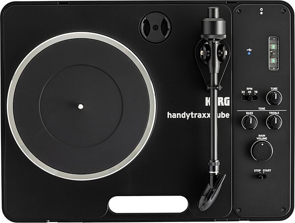 open zoom image for Korg handytraxx tube J Portable Record Player, New, Action Position Back