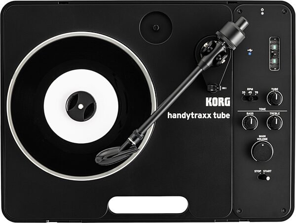 open zoom image for Korg handytraxx tube J Portable Record Player, New, Action Position Back