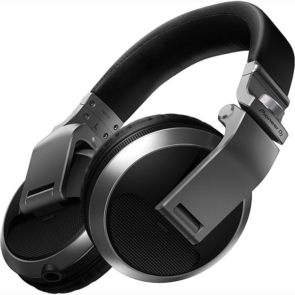 open zoom image for Pioneer DJ HDJ-X5 DJ Headphones, Silver, HDJ-X5-S, Alt1
