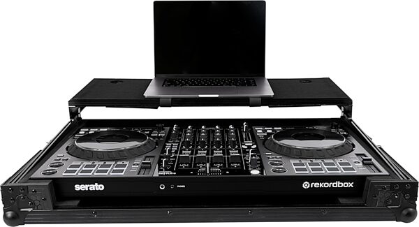 open zoom image for Headliner Pitch Black Flight Case for Pioneer DJ DDJ-FLX10 and DDJ-1000SRT, Black, Action Position Back
