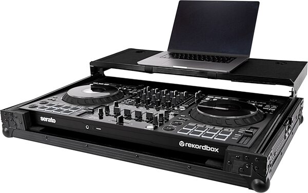 open zoom image for Headliner Pitch Black Flight Case for Pioneer DJ DDJ-FLX10 and DDJ-1000SRT, Black, Action Position Back