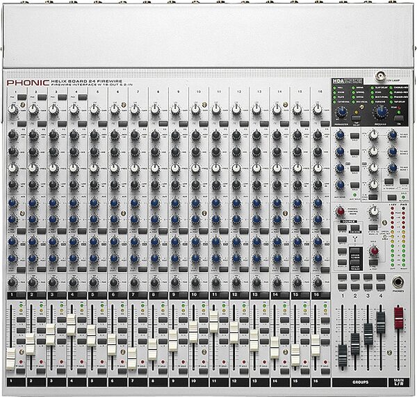 open zoom image for Phonic Helix24FW 24-Channel Mixer with FireWire, Main