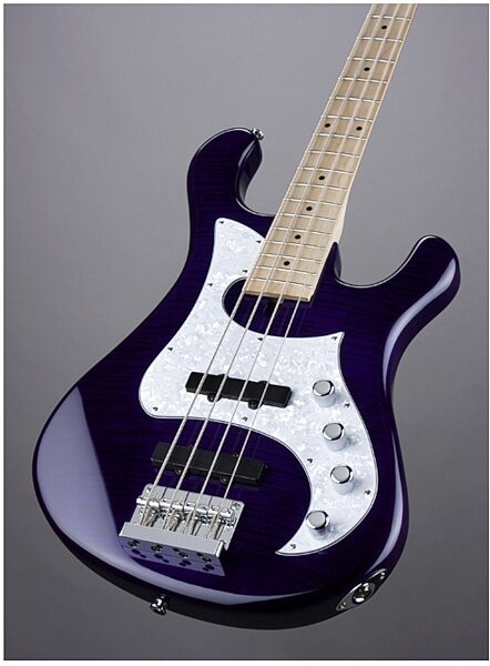 open zoom image for Dean Hillsboro Jazz Electric Bass, Transparent Blue - Body