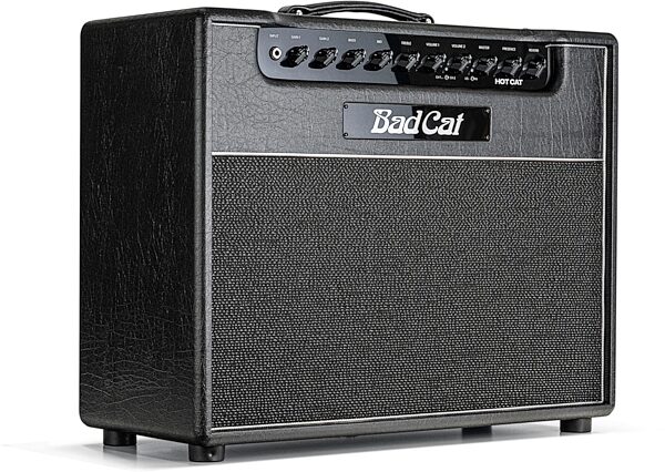 open zoom image for Bad Cat Hot Cat Guitar Combo Amplifier (45 Watts, 1x12"), New, Angled Front