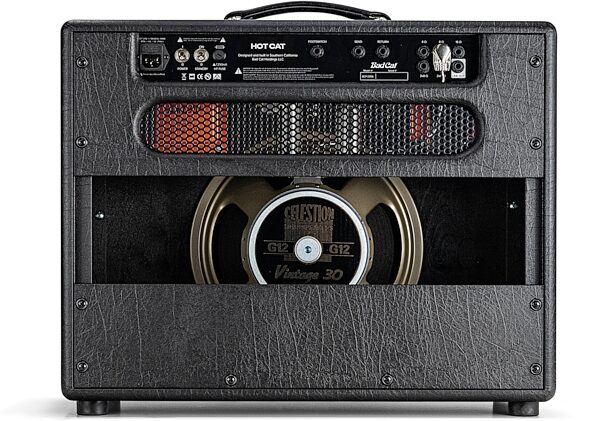 open zoom image for Bad Cat Hot Cat Guitar Combo Amplifier (45 Watts, 1x12"), New, Rear detail Back