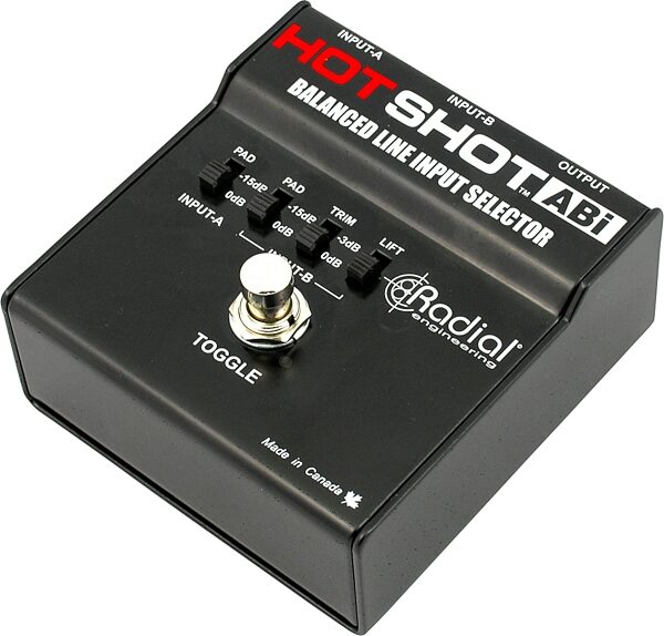 open zoom image for Radial Hot Shot ABi Microphone and Line Switcher Pedal, New, Main
