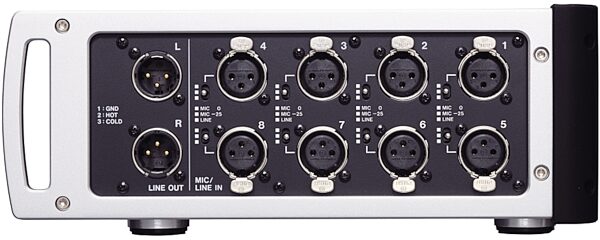 open zoom image for TASCAM HS-P82 High-Resolution 8-Track Recorder, Right Side