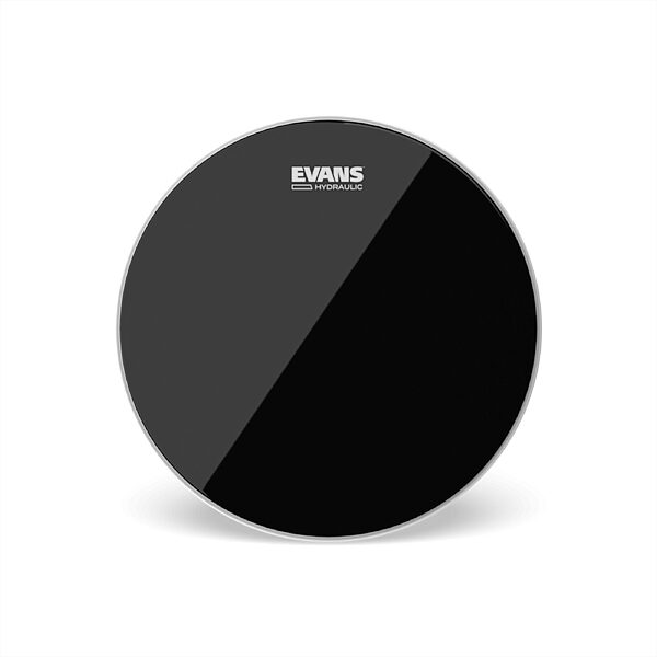 open zoom image for Evans Hydraulic Black Drum Head, Uncoated, Black, 8 inch, Tom Batter, Main
