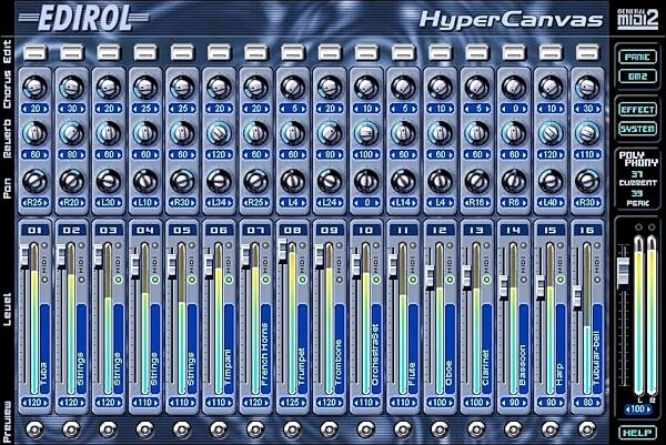 open zoom image for Edirol UR80 USB Recording System with HQ Hyper Canvas, HyperCanvas
