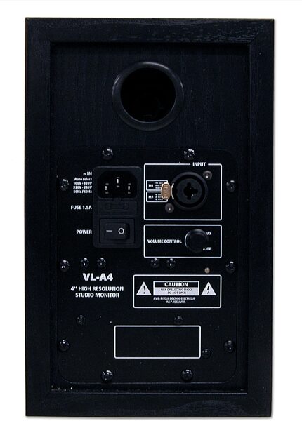 open zoom image for TASCAM VLA4 Powered Monitors, Rear