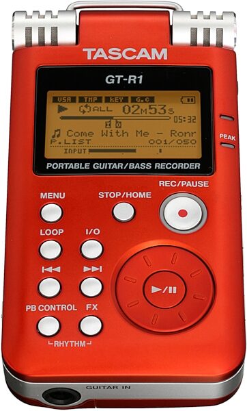 open zoom image for TASCAM GT-R1 Portable Stereo Guitar/Bass Recorder, Angle