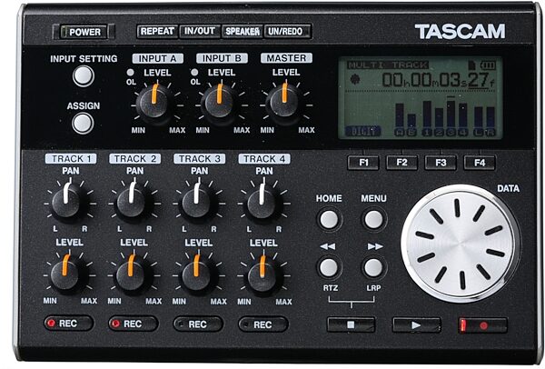 open zoom image for TASCAM DP-004 4-Track Digital Pocketstudio, Main