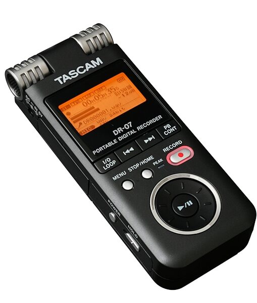 open zoom image for TASCAM DR07 Portable Digital Recorder, Left Angle