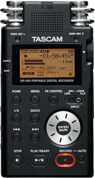 open zoom image for TASCAM DR100 Portable Digital Recorder, Main