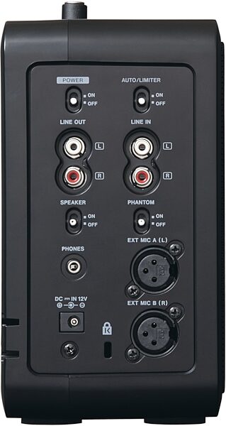open zoom image for TASCAM BB1000CD Portable CD and SD Recorder, Left Side