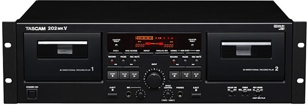 open zoom image for TASCAM 202mkV Professional Dual Cassette Deck, Main