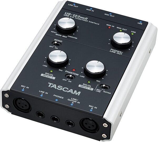 open zoom image for TASCAM US122 MKII USB 2.0 Audio Interface, Main