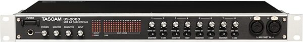 open zoom image for TASCAM US2000 USB 2.0 Audio Interface, Front Slant