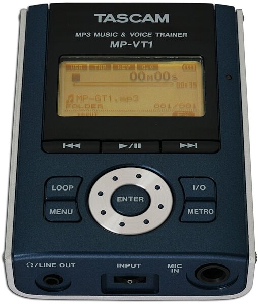 open zoom image for TASCAM MPVT1 Portable MP3 Vocal Trainer, Main