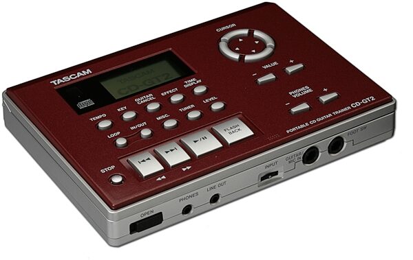 open zoom image for TASCAM CD-GT2 Portable CD Guitar Trainer, Angle View 1