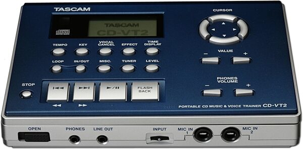 open zoom image for TASCAM CDVT2 Portable CD Vocal Trainer, Main