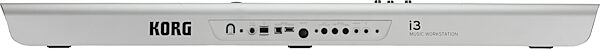 open zoom image for Korg i3 Music Workstation Arranger Keyboard, 61-Key, Silver, Rear