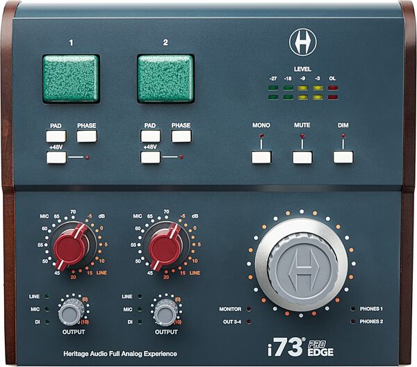 open zoom image for Heritage Audio i73 Pro Edge 12x16 USB Audio Interface, New, Action Position Back