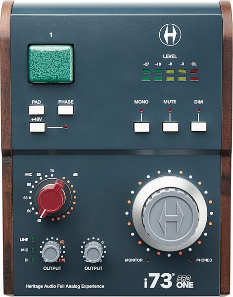 open zoom image for Heritage Audio i73 Pro One 2x4 USB Audio Interface, Open Box (Good), Action Position Back