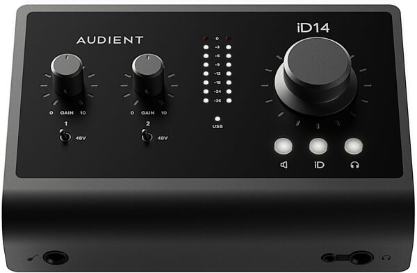 open zoom image for Audient iD14 MK2 USB Audio Interface, New, Action Position Back