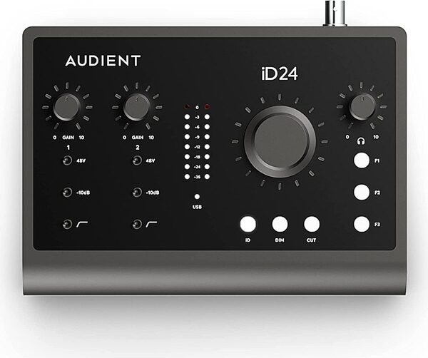 open zoom image for Audient iD24 USB Audio Interface, Open Box (Very Good), Action Position Back