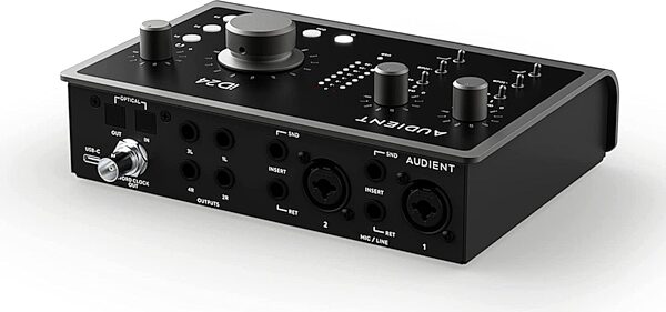 open zoom image for Audient iD24 USB Audio Interface, Open Box (Very Good), Action Position Back