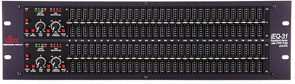 open zoom image for dbx iEQ31 Dual 31-Band Graphic EQ and Limiter, Main