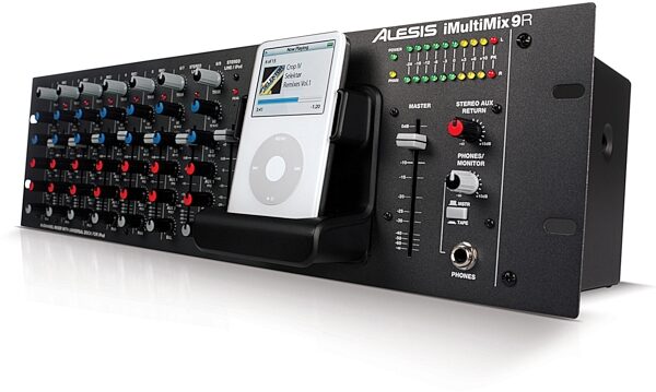 open zoom image for Alesis iMultiMix 9R Rackmount Mixer with iPod Dock, Main